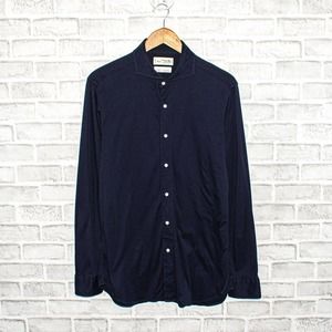 Kumakura Maker's Shirt Exclusive Yarn Corcoran Albini Navy